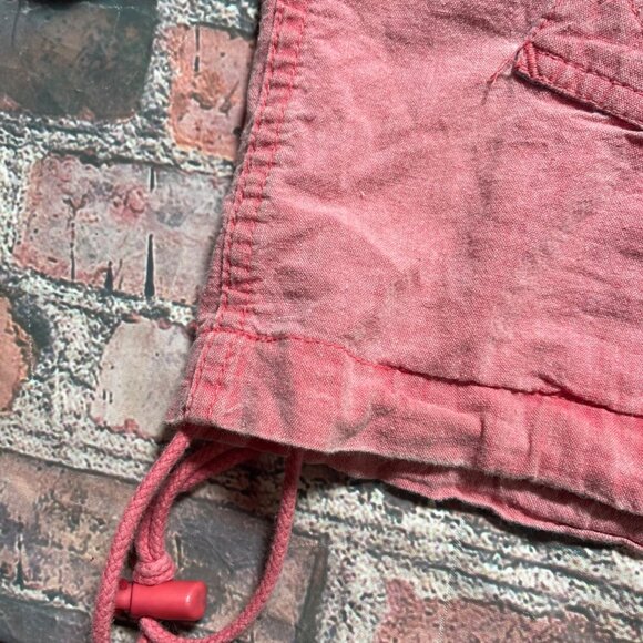 Vintage LL Bean Jacket Women’s M Anorak 90s Pink Red Made in USA - Picture 3 of 6